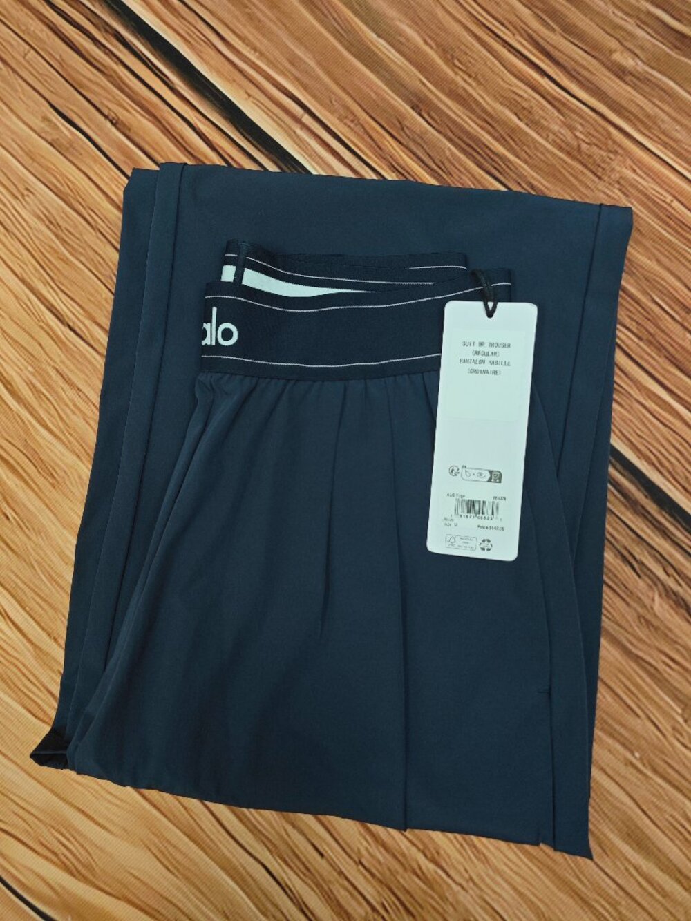 ALO Yoga Navy Blue Trouser (Regular 30”)✈ Brand new with tags✨ - Picture 7 of 8